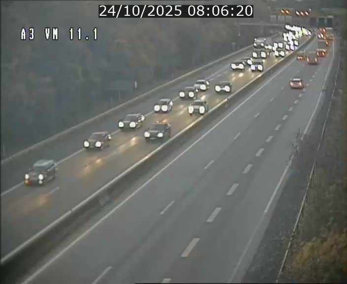 <h2>Webcam à la frontière franco-luxembourgeoise, avant la Croix de Bettembourg - BK 11.1 - direction Luxembourg-ville</h2>