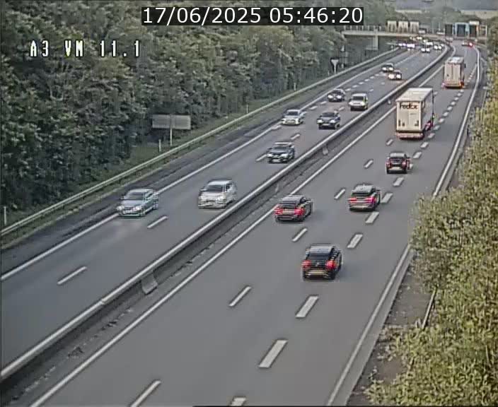 Webcam à la frontière franco-luxembourgeoise, avant la Croix de Bettembourg - BK 11.1 - direction Luxembourg-ville