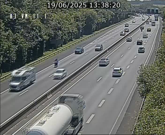 Webcam à la frontière franco-luxembourgeoise, avant la Croix de Bettembourg - BK 11.1 - direction Luxembourg-ville