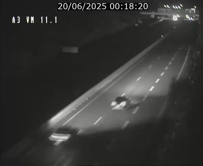 Webcam à la frontière franco-luxembourgeoise, avant la Croix de Bettembourg - BK 11.1 - direction Luxembourg-ville
