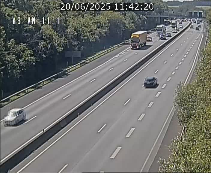 Webcam à la frontière franco-luxembourgeoise, avant la Croix de Bettembourg - BK 11.1 - direction Luxembourg-ville