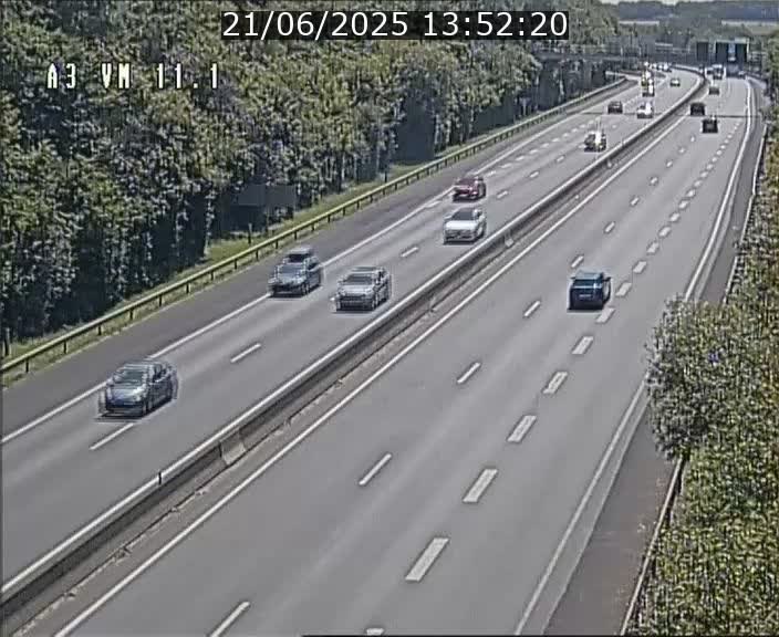 Webcam à la frontière franco-luxembourgeoise, avant la Croix de Bettembourg - BK 11.1 - direction Luxembourg-ville