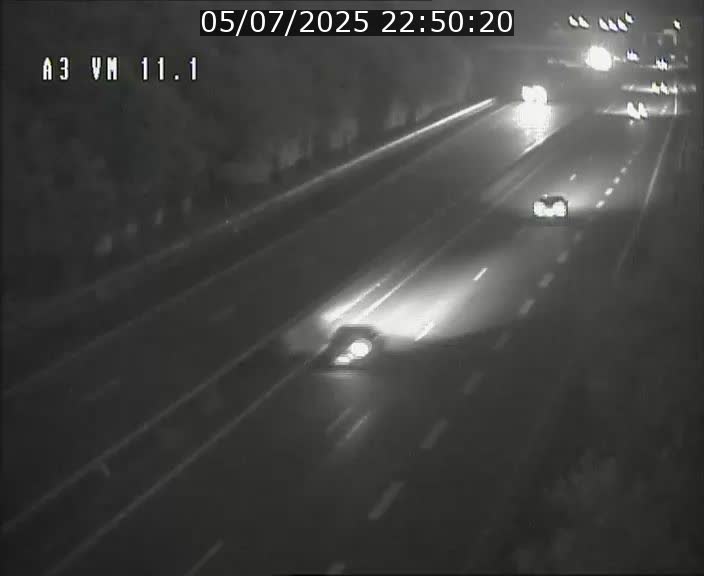 Webcam à la frontière franco-luxembourgeoise, avant la Croix de Bettembourg - BK 11.1 - direction Luxembourg-ville