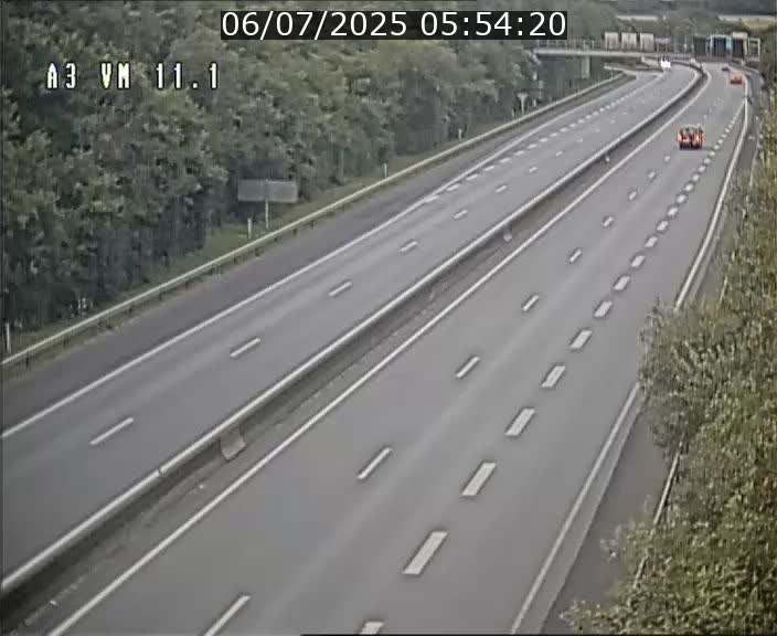 Webcam à la frontière franco-luxembourgeoise, avant la Croix de Bettembourg - BK 11.1 - direction Luxembourg-ville