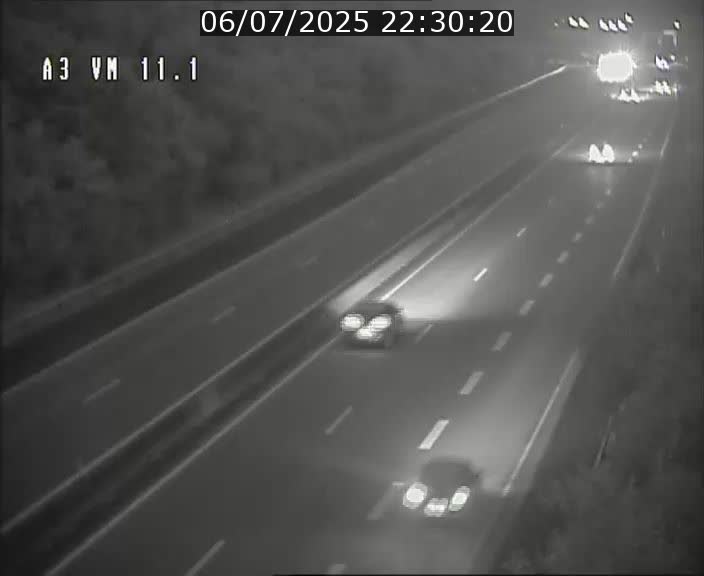 Webcam à la frontière franco-luxembourgeoise, avant la Croix de Bettembourg - BK 11.1 - direction Luxembourg-ville