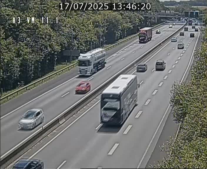Webcam à la frontière franco-luxembourgeoise, avant la Croix de Bettembourg - BK 11.1 - direction Luxembourg-ville