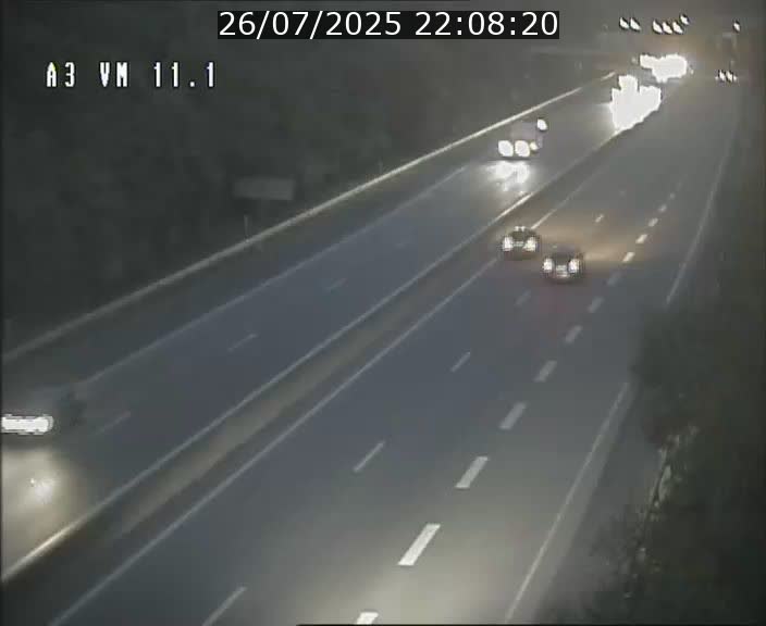 Webcam à la frontière franco-luxembourgeoise, avant la Croix de Bettembourg - BK 11.1 - direction Luxembourg-ville