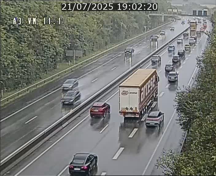Webcam à la frontière franco-luxembourgeoise, avant la Croix de Bettembourg - BK 11.1 - direction Luxembourg-ville