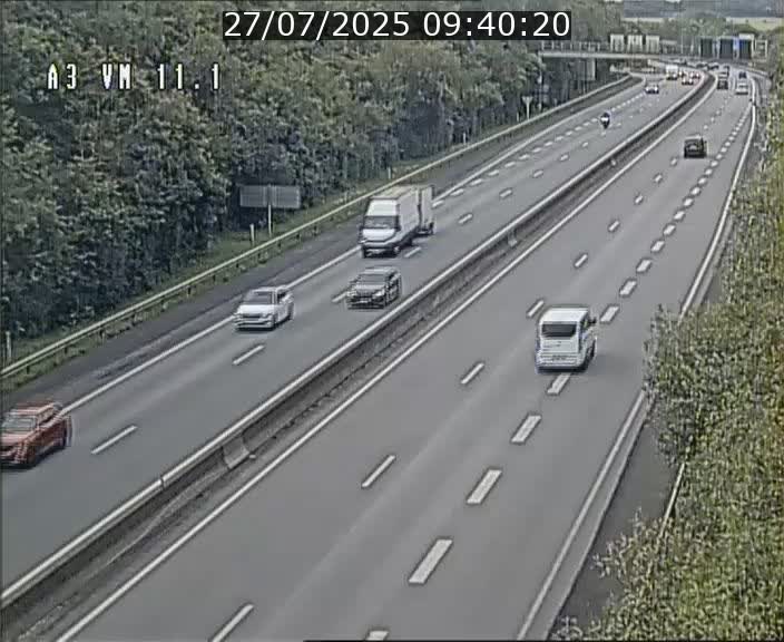 Webcam à la frontière franco-luxembourgeoise, avant la Croix de Bettembourg - BK 11.1 - direction Luxembourg-ville