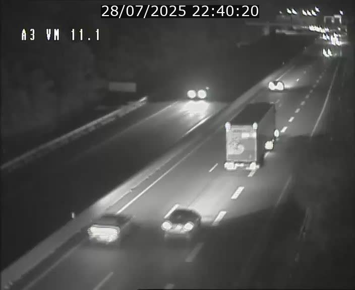 Webcam à la frontière franco-luxembourgeoise, avant la Croix de Bettembourg - BK 11.1 - direction Luxembourg-ville