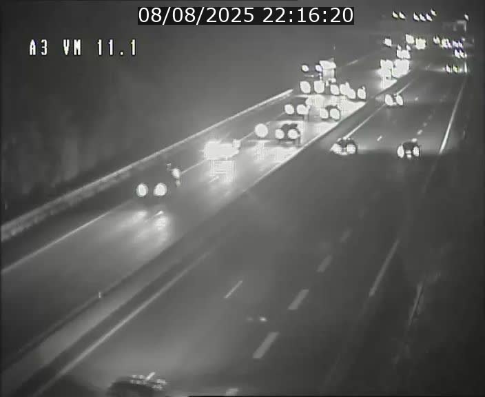 Webcam à la frontière franco-luxembourgeoise, avant la Croix de Bettembourg - BK 11.1 - direction Luxembourg-ville
