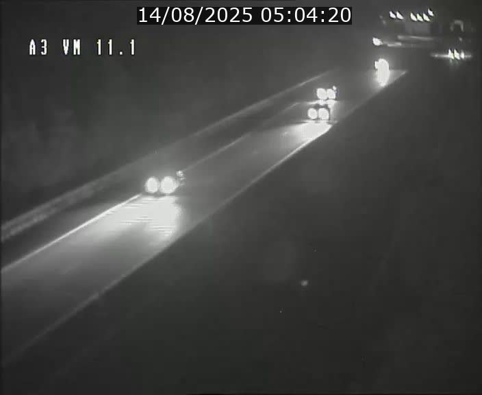 Webcam à la frontière franco-luxembourgeoise, avant la Croix de Bettembourg - BK 11.1 - direction Luxembourg-ville