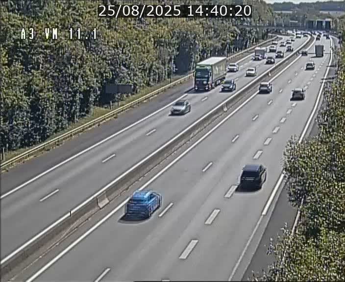 Webcam à la frontière franco-luxembourgeoise, avant la Croix de Bettembourg - BK 11.1 - direction Luxembourg-ville