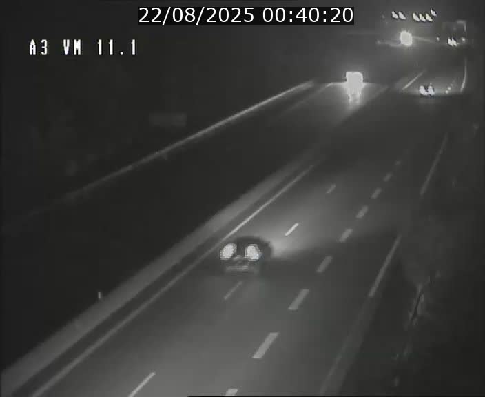 Webcam à la frontière franco-luxembourgeoise, avant la Croix de Bettembourg - BK 11.1 - direction Luxembourg-ville
