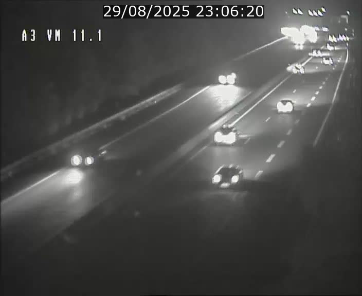 Webcam à la frontière franco-luxembourgeoise, avant la Croix de Bettembourg - BK 11.1 - direction Luxembourg-ville