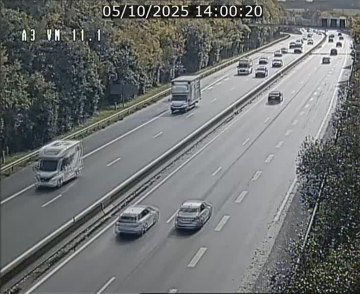 Webcam à la frontière franco-luxembourgeoise, avant la Croix de Bettembourg - BK 11.1 - direction Luxembourg-ville