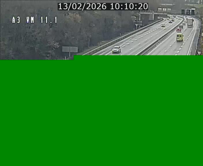 <h2>Webcam à la frontière franco-luxembourgeoise, avant la Croix de Bettembourg - BK 11.1 - direction Luxembourg-ville</h2>