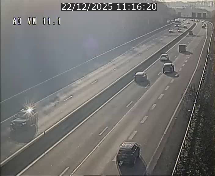 <h2>Webcam à la frontière franco-luxembourgeoise, avant la Croix de Bettembourg - BK 11.1 - direction Luxembourg-ville</h2>