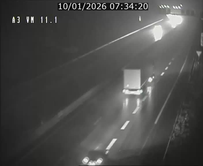 Webcam à la frontière franco-luxembourgeoise, avant la Croix de Bettembourg - BK 11.1 - direction Luxembourg-ville