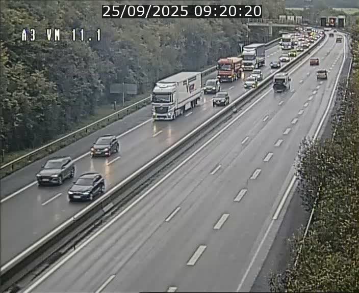 <h2>Webcam à la frontière franco-luxembourgeoise, avant la Croix de Bettembourg - BK 11.1 - direction Luxembourg-ville</h2>
