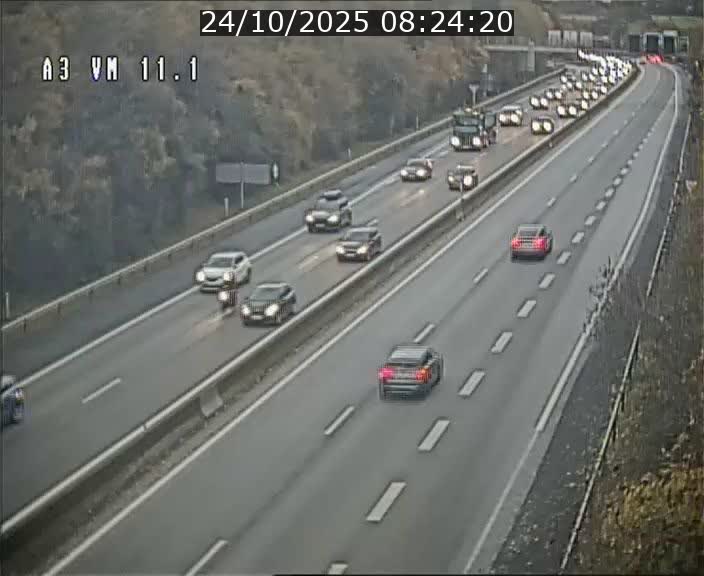 <h2>Webcam à la frontière franco-luxembourgeoise, avant la Croix de Bettembourg - BK 11.1 - direction Luxembourg-ville</h2>