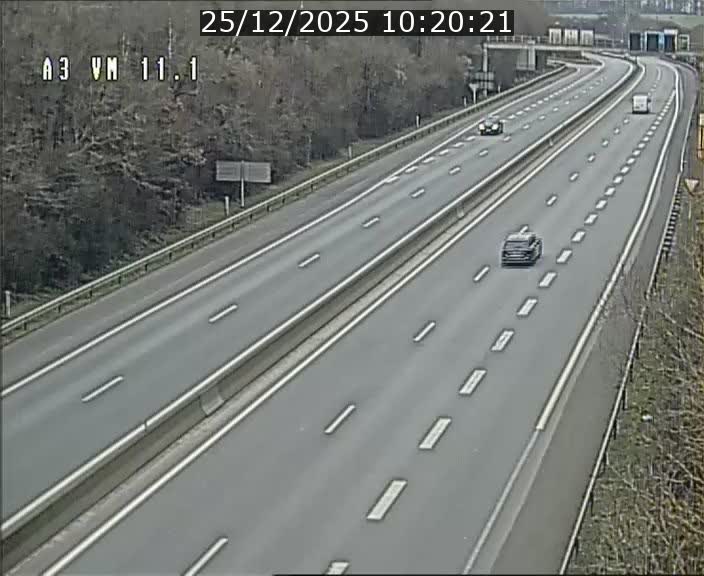 <h2>Webcam à la frontière franco-luxembourgeoise, avant la Croix de Bettembourg - BK 11.1 - direction Luxembourg-ville</h2>