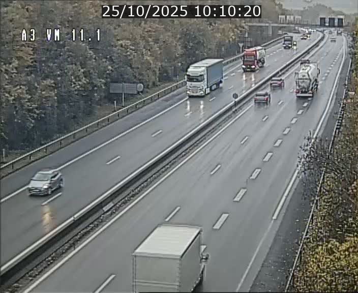 Webcam à la frontière franco-luxembourgeoise, avant la Croix de Bettembourg - BK 11.1 - direction Luxembourg-ville
