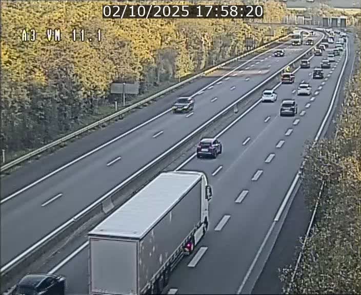 <h2>Webcam à la frontière franco-luxembourgeoise, avant la Croix de Bettembourg - BK 11.1 - direction Luxembourg-ville</h2>