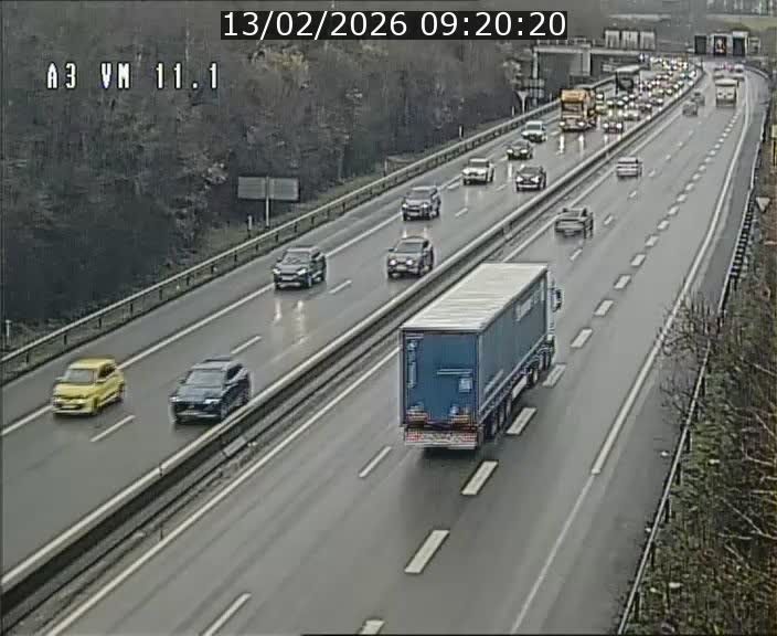 <h2>Webcam à la frontière franco-luxembourgeoise, avant la Croix de Bettembourg - BK 11.1 - direction Luxembourg-ville</h2>