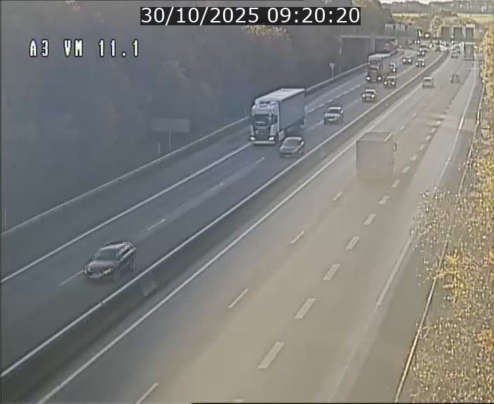 Webcam à la frontière franco-luxembourgeoise, avant la Croix de Bettembourg - BK 11.1 - direction Luxembourg-ville