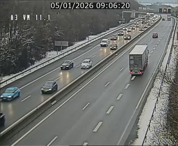 <h2>Webcam à la frontière franco-luxembourgeoise, avant la Croix de Bettembourg - BK 11.1 - direction Luxembourg-ville</h2>