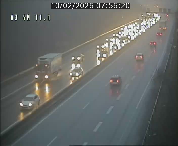 <h2>Webcam à la frontière franco-luxembourgeoise, avant la Croix de Bettembourg - BK 11.1 - direction Luxembourg-ville</h2>