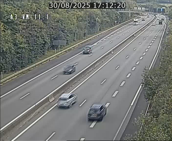 <h2>Webcam à la frontière franco-luxembourgeoise, avant la Croix de Bettembourg - BK 11.1 - direction Luxembourg-ville</h2>