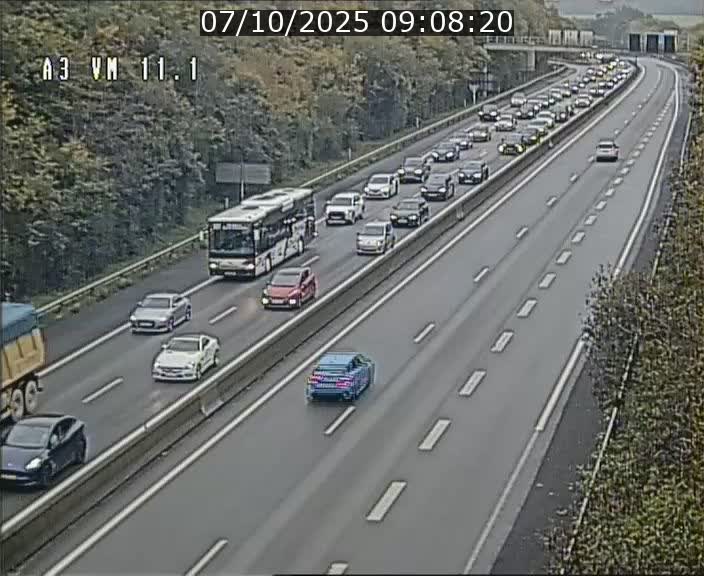 <h2>Webcam à la frontière franco-luxembourgeoise, avant la Croix de Bettembourg - BK 11.1 - direction Luxembourg-ville</h2>