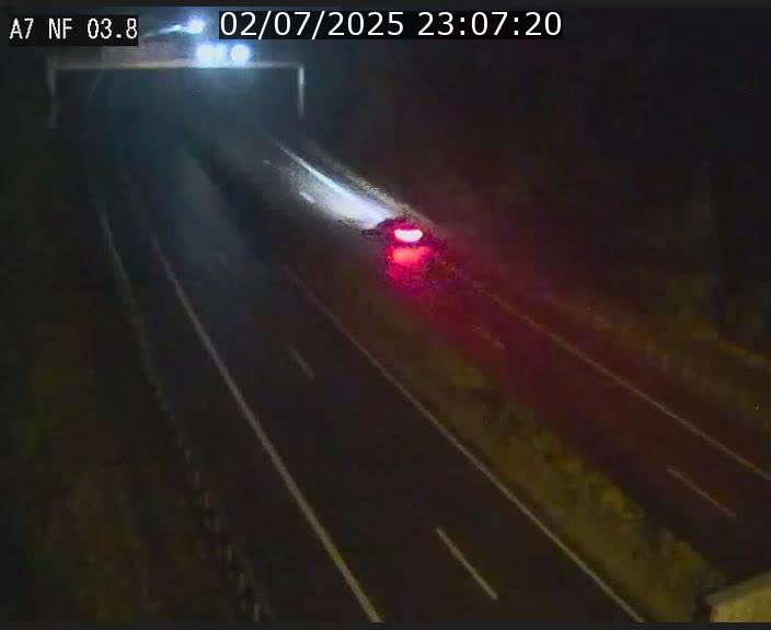 <h2>Webcam autoroute A7 au Luxembourg à la sortie du Tunnel Stafelter vers le Nord</h2>