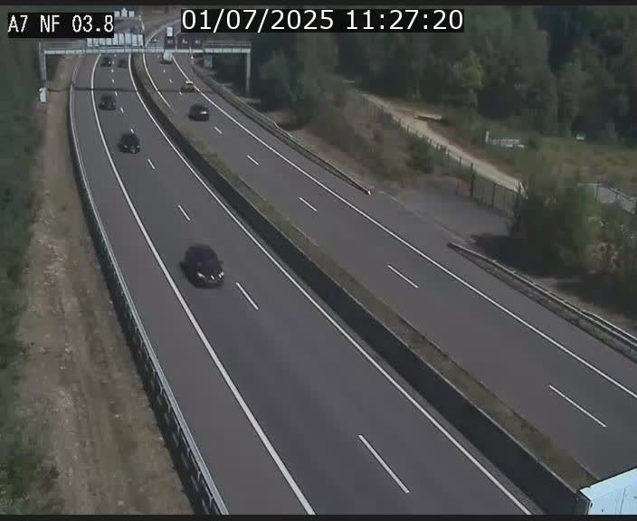 <h2>Webcam autoroute A7 au Luxembourg à la sortie du Tunnel Stafelter vers le Nord</h2>
