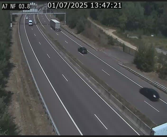 <h2>Webcam autoroute A7 au Luxembourg à la sortie du Tunnel Stafelter vers le Nord</h2>