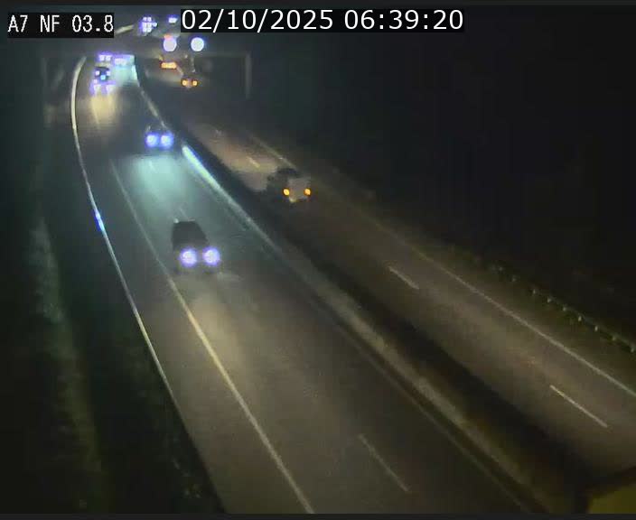<h2>Webcam autoroute A7 au Luxembourg à la sortie du Tunnel Stafelter vers le Nord</h2>