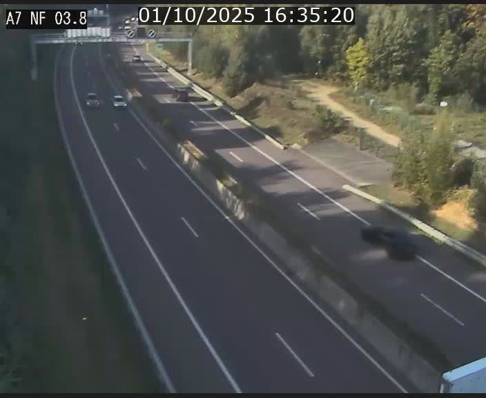 <h2>Webcam autoroute A7 au Luxembourg à la sortie du Tunnel Stafelter vers le Nord</h2>