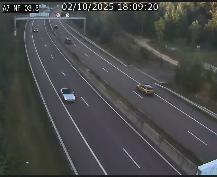 <h2>Webcam autoroute A7 au Luxembourg à la sortie du Tunnel Stafelter vers le Nord</h2>