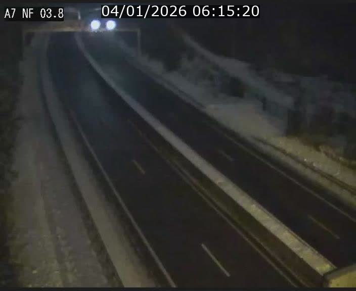 <h2>Webcam autoroute A7 au Luxembourg à la sortie du Tunnel Stafelter vers le Nord</h2>