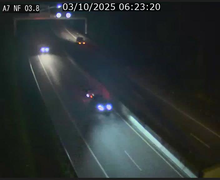 <h2>Webcam autoroute A7 au Luxembourg à la sortie du Tunnel Stafelter vers le Nord</h2>