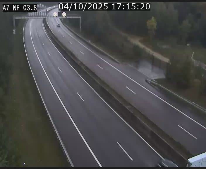 <h2>Webcam autoroute A7 au Luxembourg à la sortie du Tunnel Stafelter vers le Nord</h2>