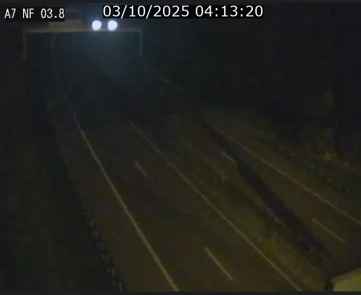 <h2>Webcam autoroute A7 au Luxembourg à la sortie du Tunnel Stafelter vers le Nord</h2>