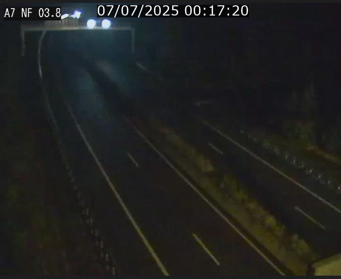 <h2>Webcam autoroute A7 au Luxembourg à la sortie du Tunnel Stafelter vers le Nord</h2>