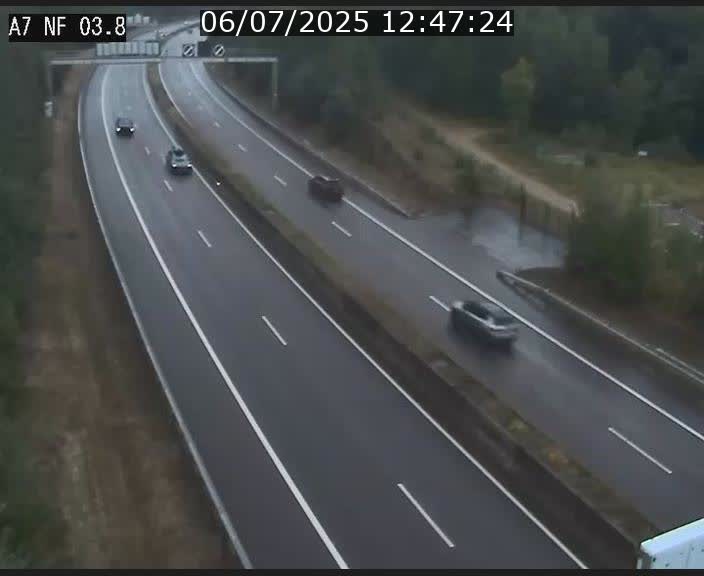 <h2>Webcam autoroute A7 au Luxembourg à la sortie du Tunnel Stafelter vers le Nord</h2>