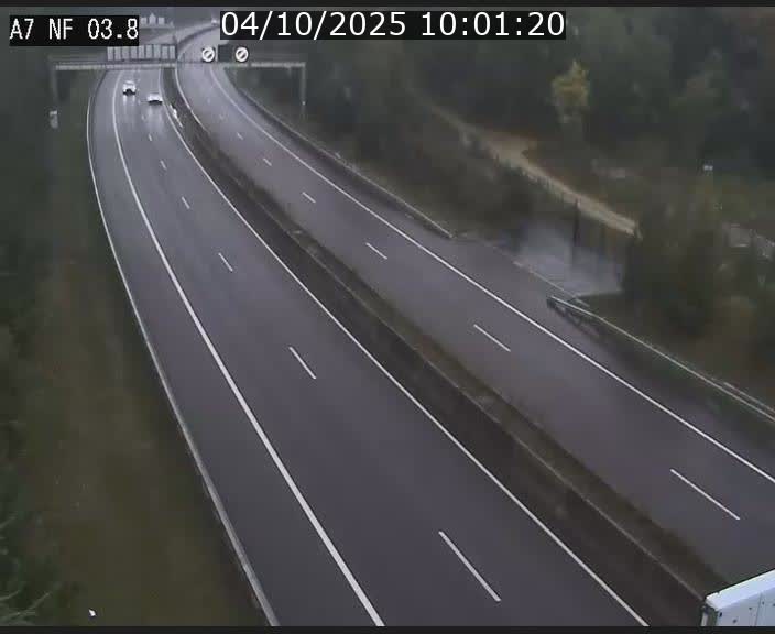 <h2>Webcam autoroute A7 au Luxembourg à la sortie du Tunnel Stafelter vers le Nord</h2>