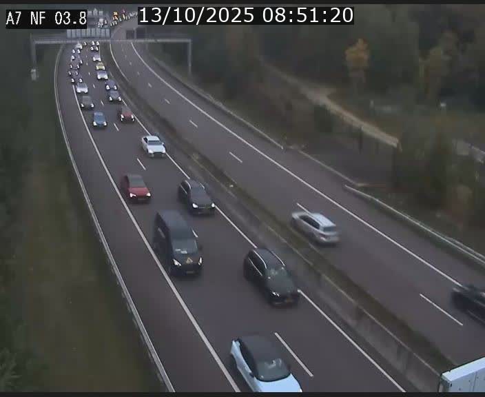 <h2>Webcam autoroute A7 au Luxembourg à la sortie du Tunnel Stafelter vers le Nord</h2>