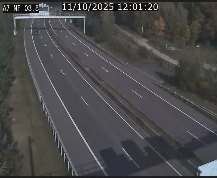 <h2>Webcam autoroute A7 au Luxembourg à la sortie du Tunnel Stafelter vers le Nord</h2>