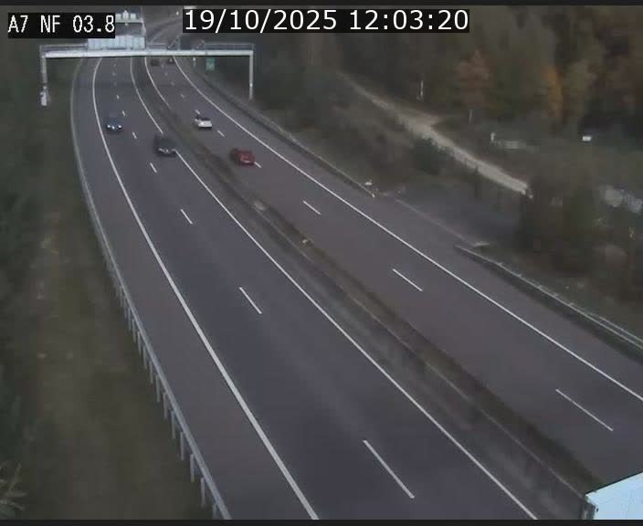 <h2>Webcam autoroute A7 au Luxembourg à la sortie du Tunnel Stafelter vers le Nord</h2>